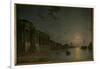 A View of the Thames-Abraham Pether-Framed Giclee Print