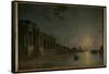 A View of the Thames-Abraham Pether-Framed Stretched Canvas
