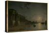 A View of the Thames-Abraham Pether-Stretched Canvas