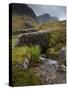 A View of the Three Sisters of Glencoe from the Military Road, Glencoe, Argyll, Scotland, United Ki-Jon Gibbs-Stretched Canvas