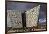 A view of the Titanic Museum, in the Titanic Quarter, Belfast, Ulster, Northern Ireland, United Kin-Nigel Hicks-Framed Photographic Print