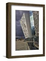 A view of the Titanic Museum, in the Titanic Quarter, Belfast, Ulster, Northern Ireland, United Kin-Nigel Hicks-Framed Photographic Print