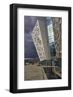 A view of the Titanic Museum, in the Titanic Quarter, Belfast, Ulster, Northern Ireland, United Kin-Nigel Hicks-Framed Photographic Print