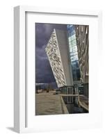 A view of the Titanic Museum, in the Titanic Quarter, Belfast, Ulster, Northern Ireland, United Kin-Nigel Hicks-Framed Photographic Print