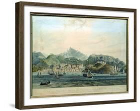 A View of the Town of St. George and Richmond Heights on the Island of Grenada, Engraved by…-Lieutenant-Colonel J. Wilson-Framed Giclee Print