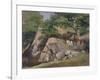 A View of the Valley of Rocks near Mittlach-James Arthur O'Connor-Framed Giclee Print