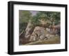 A View of the Valley of Rocks near Mittlach-James Arthur O'Connor-Framed Giclee Print