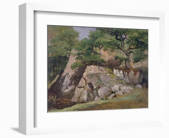 A View of the Valley of Rocks near Mittlach-James Arthur O'Connor-Framed Giclee Print