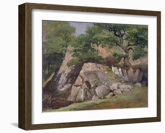 A View of the Valley of Rocks near Mittlach-James Arthur O'Connor-Framed Giclee Print