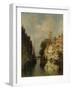 A View of the Voorstraathaven, Dordrecht-Johannes Karel Christian Klinkenberg-Framed Giclee Print