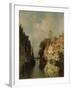 A View of the Voorstraathaven, Dordrecht-Johannes Karel Christian Klinkenberg-Framed Giclee Print