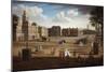 A View of the West Front of Horse Guards with the Treasury and Downing Street Beyond, C.1758-Samuel Wale-Mounted Giclee Print