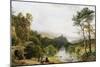 A View of the Wye River, South Wales-John F. Tennant-Mounted Giclee Print