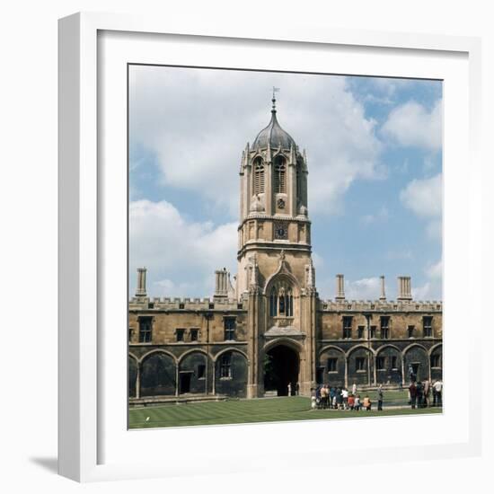 A view of Tom Tower in Oxford, 1973-M. Wheeler-Framed Photographic Print