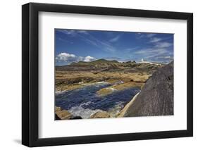 A view of Valentia Island lighthouse, Valentia Island, Skelligs Ring, Ring of Kerry, County Kerry,-Nigel Hicks-Framed Photographic Print