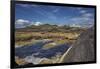 A view of Valentia Island lighthouse, Valentia Island, Skelligs Ring, Ring of Kerry, County Kerry,-Nigel Hicks-Framed Photographic Print