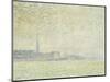 A View of Veere, Misty Morning, 1906-Théo van Rysselberghe-Mounted Giclee Print