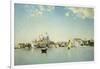 A View of Venice Looking Toward the Santa Maria Della Salute-Martin Rico y Ortega-Framed Giclee Print