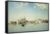 A View of Venice Looking Toward the Santa Maria Della Salute-Martin Rico y Ortega-Framed Stretched Canvas