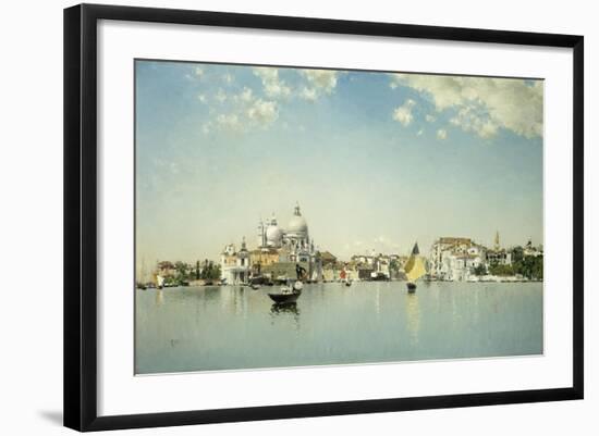A View of Venice Looking Toward the Santa Maria Della Salute-Martin Rico y Ortega-Framed Giclee Print