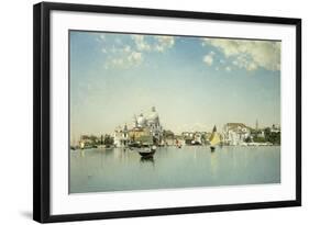 A View of Venice Looking Toward the Santa Maria Della Salute-Martin Rico y Ortega-Framed Giclee Print