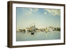 A View of Venice Looking Toward the Santa Maria Della Salute-Martin Rico y Ortega-Framed Giclee Print