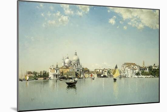 A View of Venice Looking Toward the Santa Maria Della Salute-Martin Rico y Ortega-Mounted Giclee Print