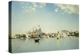 A View of Venice Looking Toward the Santa Maria Della Salute-Martin Rico y Ortega-Stretched Canvas