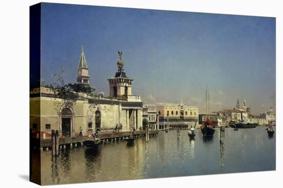 A View of Venice-Rico y Ortega Martin-Stretched Canvas