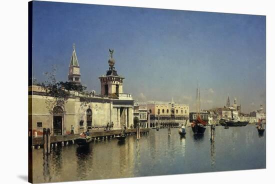 A View of Venice-Rico y Ortega Martin-Stretched Canvas