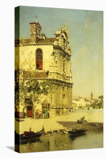 A View of Venice-Martin Rico y Ortega-Stretched Canvas