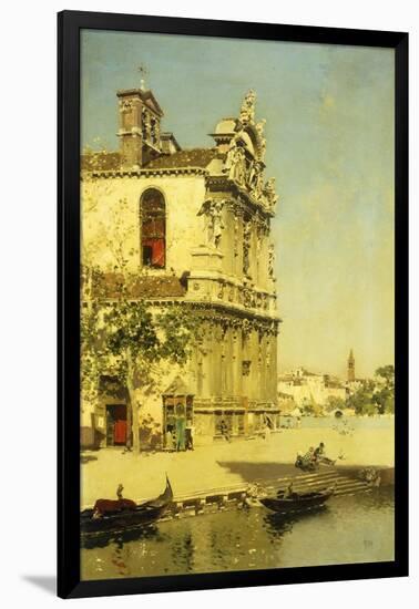 A View of Venice-Martin Rico y Ortega-Framed Giclee Print