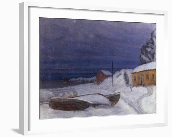 A View of Vestfold, 1909-Harald Oscar Sohlberg-Framed Giclee Print