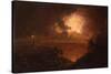 A View of Vesuvius Erupting by Night-Joseph Wright of Derby-Stretched Canvas