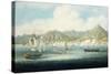 A View of Victoria, Hong Kong with British Ships and Other Vessels-null-Stretched Canvas