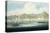 A View of Victoria, Hong Kong with British Ships and Other Vessels-null-Stretched Canvas