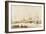 A View of Vlaardingen with Shipping in the Foreground (Pen and Ink with Wash on Paper)-Ludolf Backhuysen-Framed Giclee Print