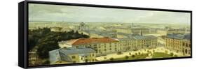 A View of Warsaw-Cheslas Bois de Jankowski-Framed Stretched Canvas