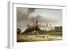 A View of Windsor Castle from the Brocas Meadows-Alfred Vickers-Framed Premium Giclee Print