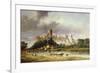 A View of Windsor Castle from the Brocas Meadows-Alfred Vickers-Framed Giclee Print