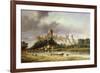 A View of Windsor Castle from the Brocas Meadows-Alfred Vickers-Framed Giclee Print