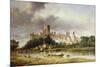 A View of Windsor Castle from the Brocas Meadows-Alfred Vickers-Mounted Giclee Print