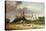 A View of Windsor Castle from the Brocas Meadows-Alfred Vickers-Stretched Canvas