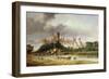 A View of Windsor Castle from the Brocas Meadows-Alfred Vickers-Framed Giclee Print