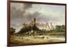 A View of Windsor Castle from the Brocas Meadows-Alfred Vickers-Framed Giclee Print