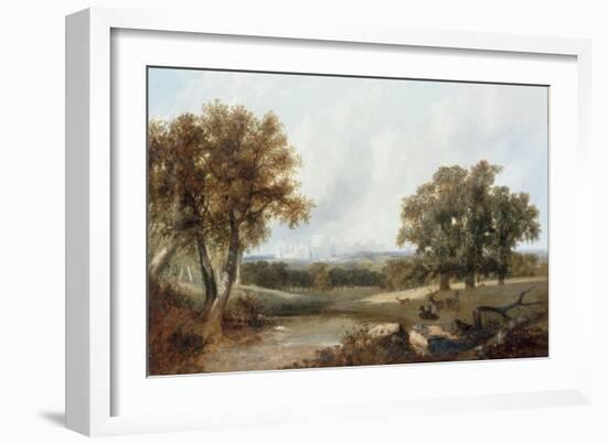 A View of Windsor from the Great Park-William Daniell-Framed Giclee Print