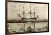 A View of Ye Jason Privateer, C.1760-Nicholas Pocock-Framed Giclee Print