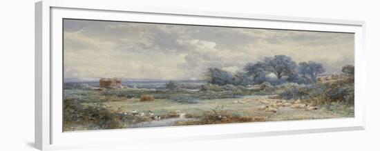 A View on Holmwood Common, Surrey-Myles Birket Foster-Framed Giclee Print