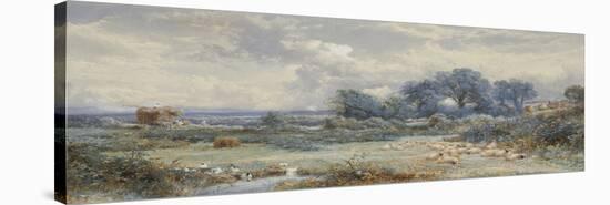 A View on Holmwood Common, Surrey-Myles Birket Foster-Stretched Canvas
