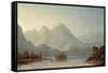 A View on the Columbia River, Oregon, 1871-Norton Bush-Framed Stretched Canvas